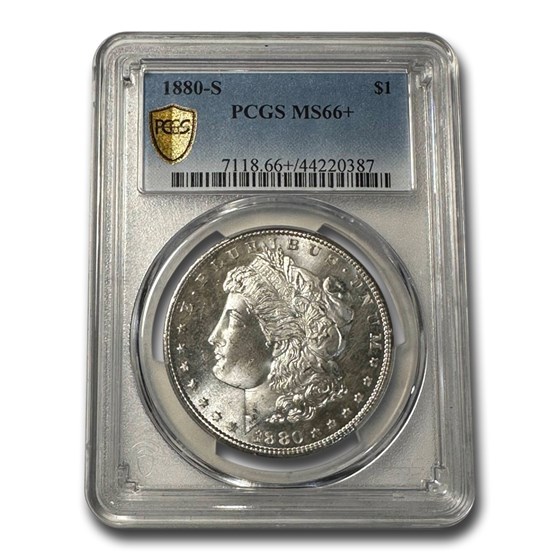 1880-S Morgan Dollar MS-66+ PCGS 1880-S Morgan Dollar MS-66+ PCGS