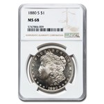 1880-S Morgan Dollar MS-68 NGC