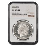 1880-S Morgan Dollar PL MS-67+ NGC