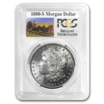 1880-S Stage Coach Morgan Dollar BU PCGS