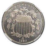 1880 Shield Nickel PF-67 NGC