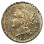 1880 Three Cent Nickel MS-67 PCGS