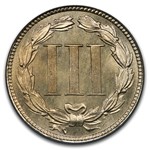 1880 Three Cent Nickel MS-67 PCGS