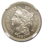 1880 Three Cent Nickel PF-66+ NGC