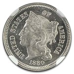 1880 Three Cent Nickel PF-67 Cameo NGC