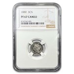 1880 Three Cent Nickel PF-67 Cameo NGC