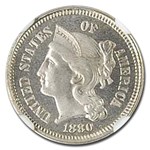 1880 Three Cent Nickel PF-67 NGC