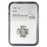 1880 Three Cent Nickel PF-67 NGC