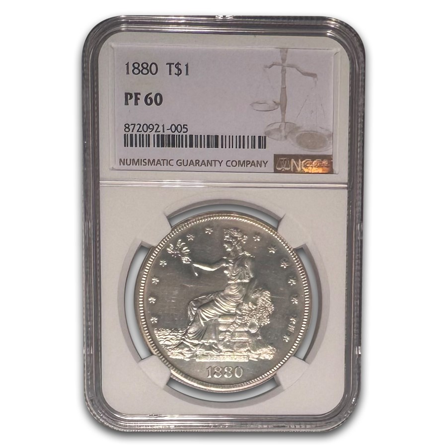 1880 Trade Dollar PF-60 NGC