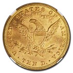 1881 $10 Liberty Gold Eagle MS-61 NGC
