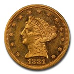 1881 $2.50 Liberty Gold Quarter Eagle MS-61 PCGS CAC