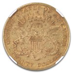 1881 $20 Liberty Gold Double Eagle AU-53 NGC