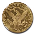 1881 $5 Liberty Gold Half Eagle MS-61 NGC (PL)