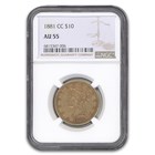 1881-CC $10 Liberty Gold Eagle AU-55 NGC