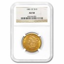 1881-CC $10 Liberty Gold Eagle AU-58 NGC