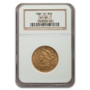 1881-CC $10 Liberty Gold Eagle XF-45 NGC