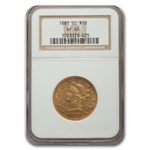 1881-CC $10 Liberty Gold Eagle XF-45 NGC