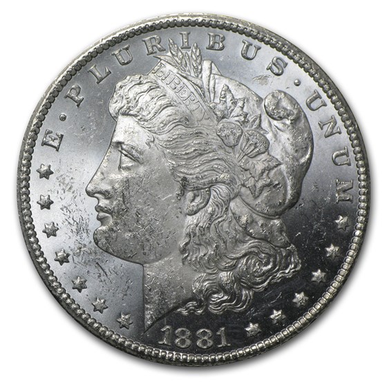 1881-CC Morgan Dollar BU