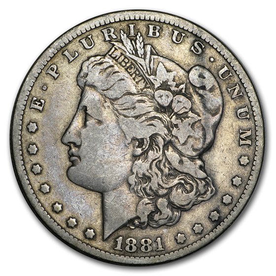 1881-CC Morgan Dollar Fine 1881-CC Morgan Dollar Fine
