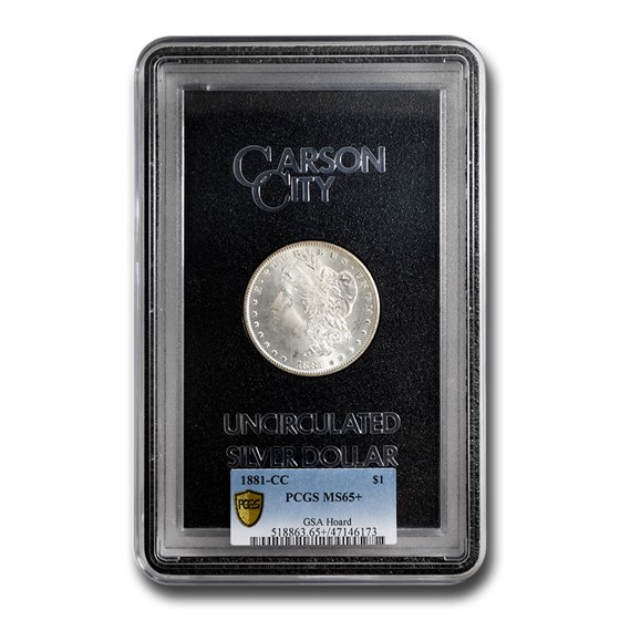 1881-CC Morgan Dollar (GSA) MS-65+ PCGS 1881-CC Morgan Dollar (GSA) MS-65+ PCGS