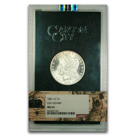 1881-CC Morgan Dollar MS-63 NGC (GSA)