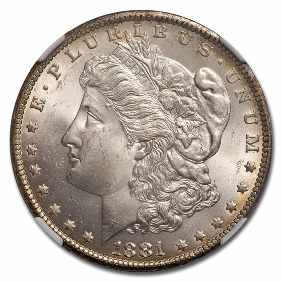 1881-CC Morgan Dollar MS-63 NGC 1881-CC Morgan Dollar MS-63 NGC