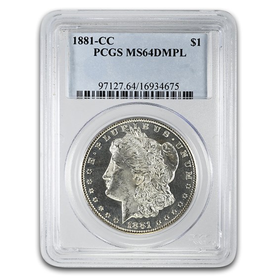 1881-CC Morgan Dollar MS-64 DMPL PCGS