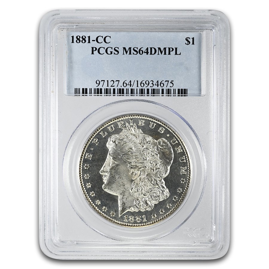 1881-CC Morgan Dollar MS-64 DMPL PCGS