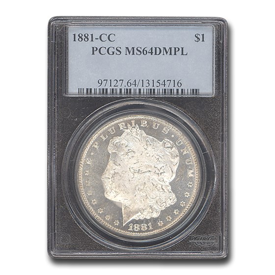 1881-CC Morgan Dollar MS-64 DMPL PCGS