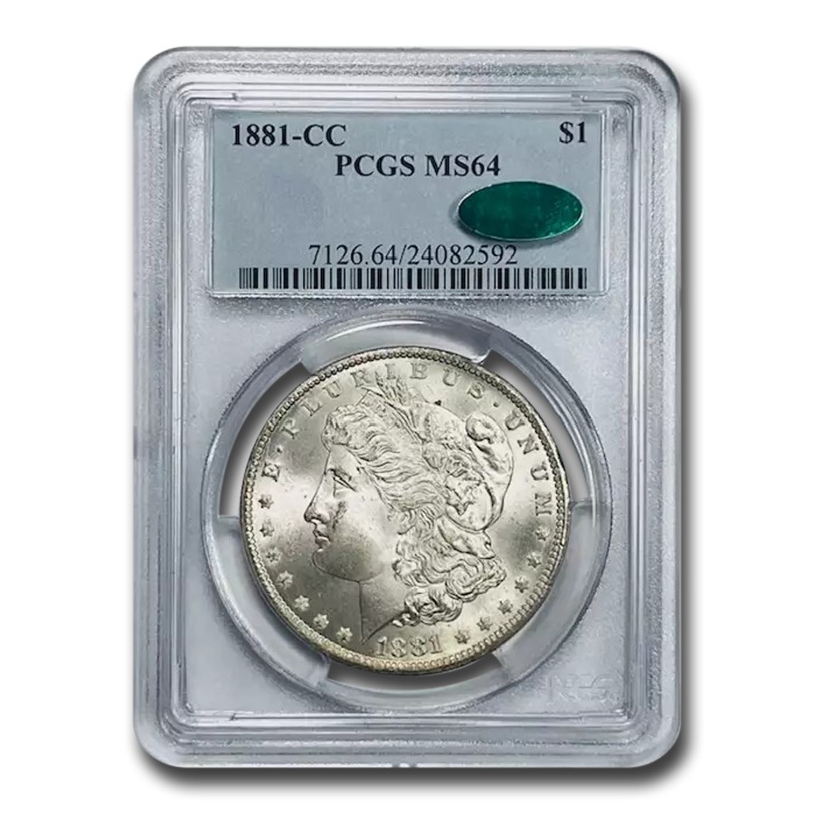1881-CC Morgan Dollar MS-64 PCGS CAC