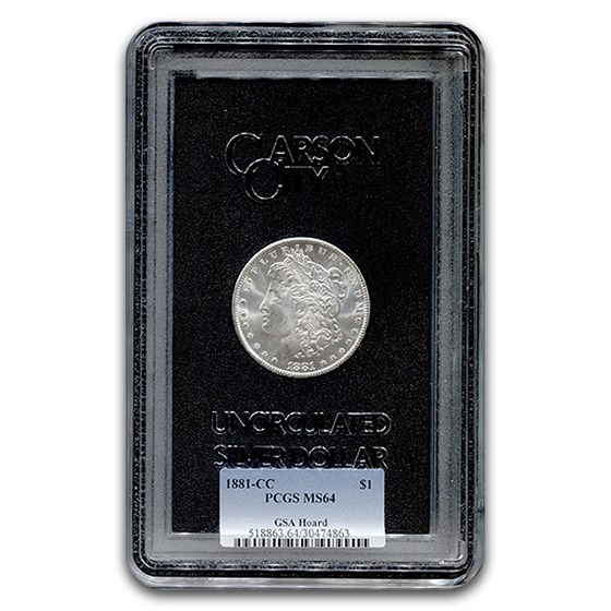 1881-CC Morgan Dollar MS-64 PCGS (GSA)
