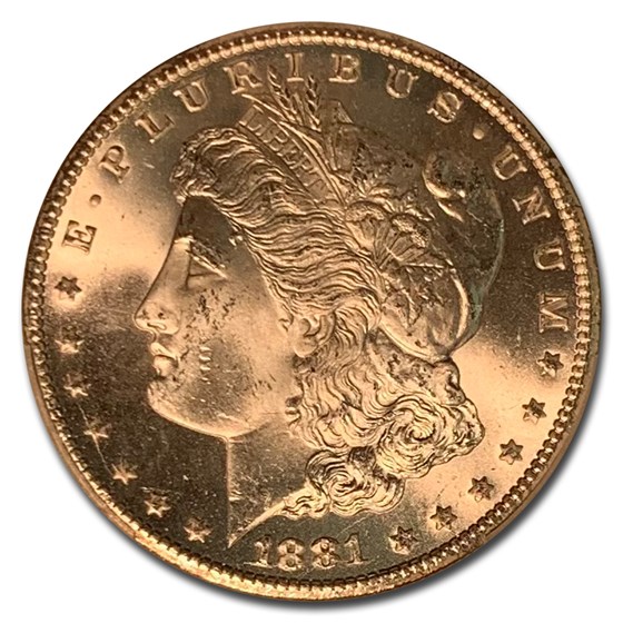 Buy 1881-CC Morgan Dollar MS-64+ PCGS | APMEX