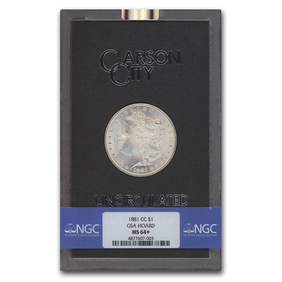 1881-CC Morgan Dollar MS-64+ Plus NGC (GSA)