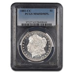 1881-CC Morgan Dollar MS-65 DMPL PCGS