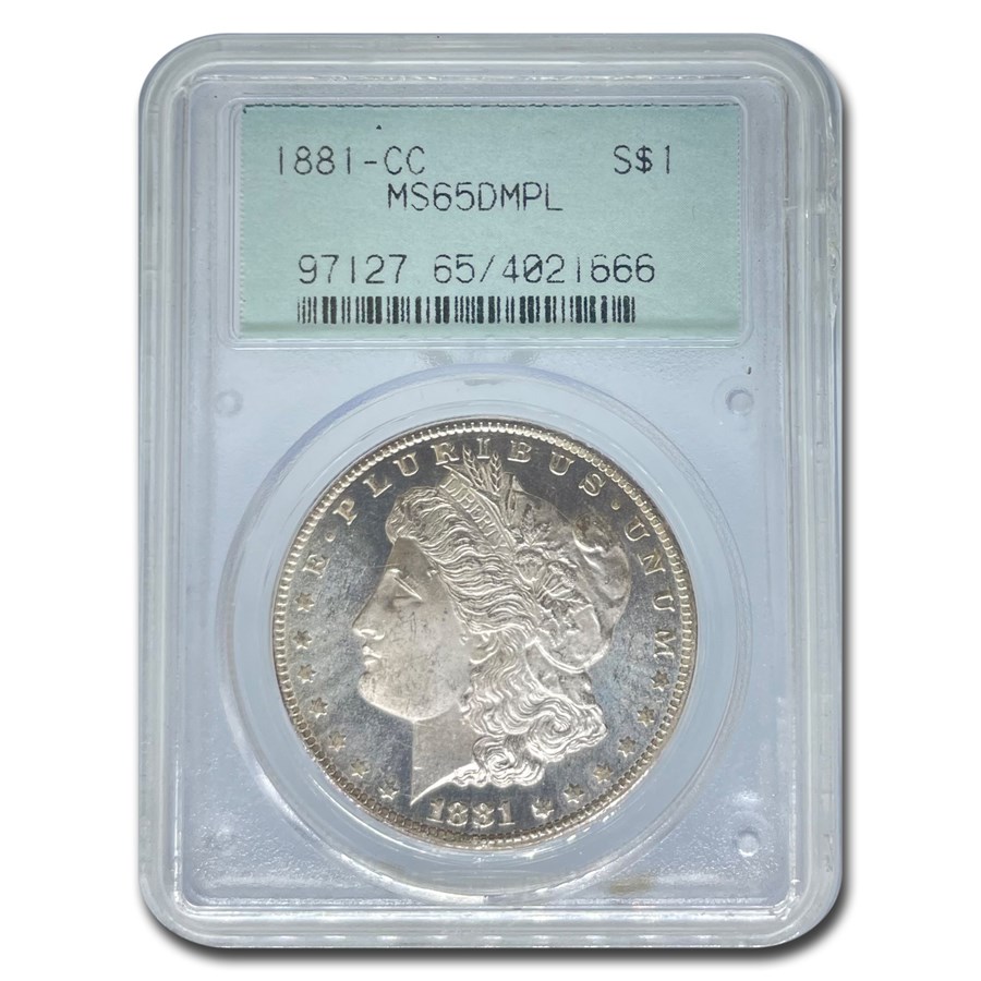 1881-CC Morgan Dollar MS-65 DMPL PCGS