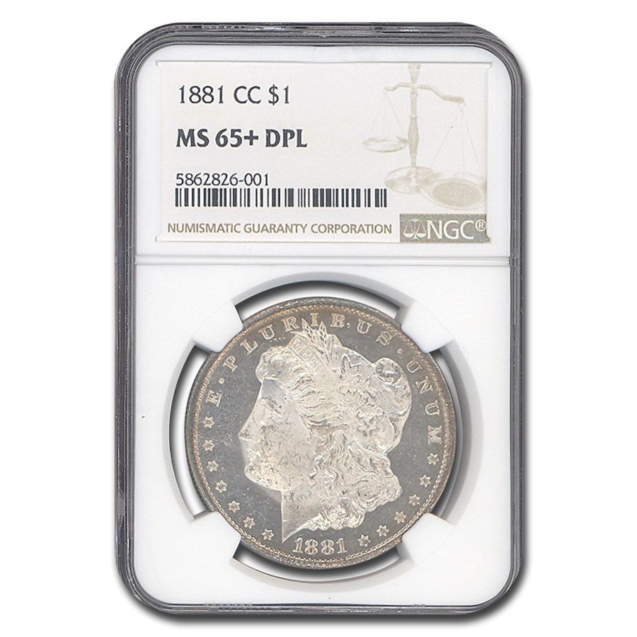 1881-CC Morgan Dollar MS-65+ NGC (DPL)