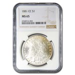 1881-CC Morgan Dollar MS-65 NGC