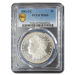 1881-CC Morgan Dollar MS-65 PCGS