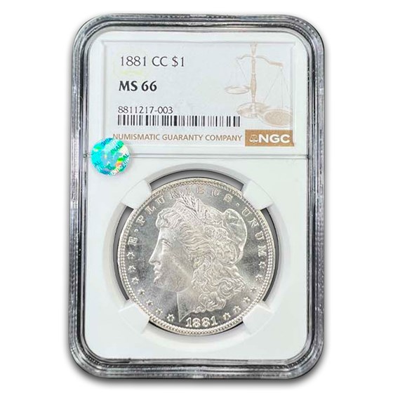 1881-CC Morgan Dollar MS-66 NGC