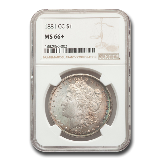 1881-CC Morgan Dollar MS-66+ NGC 1881-CC Morgan Dollar MS-66+ NGC