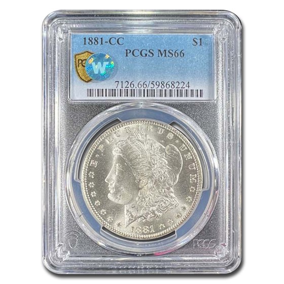 1881-CC Morgan Dollar MS-66 PCGS 1881-CC Morgan Dollar MS-66 PCGS