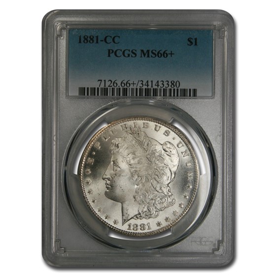 1881-CC Morgan Dollar MS-66+ PCGS 1881-CC Morgan Dollar MS-66+ PCGS