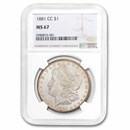 1881-CC Morgan Dollar MS-67 NGC