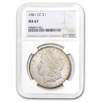 1881-CC Morgan Dollar MS-67 NGC