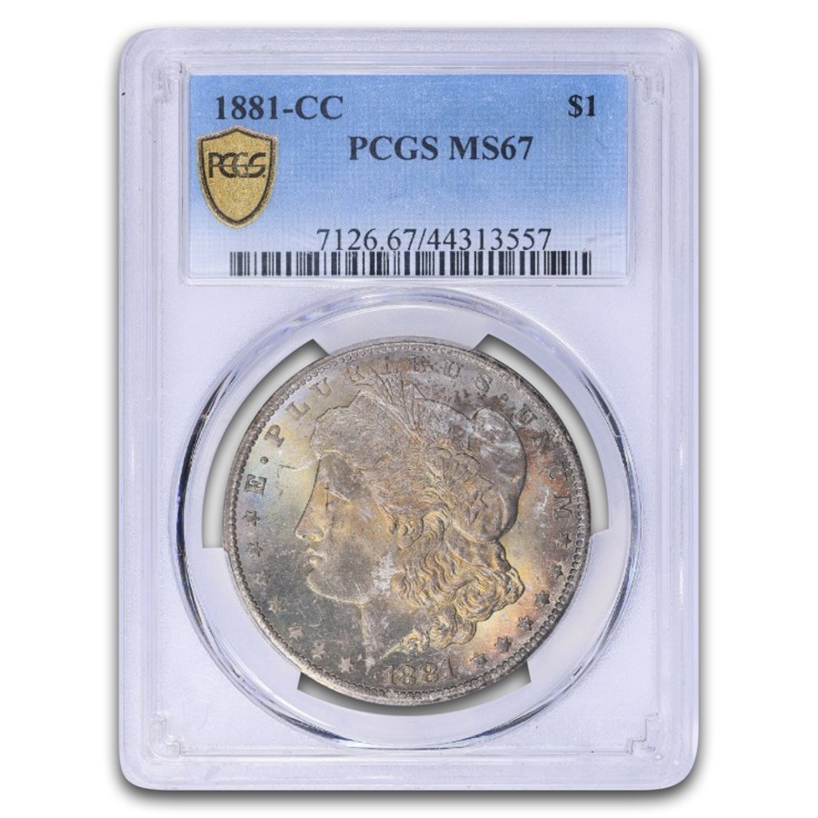 1881-CC Morgan Dollar MS-67 PCGS (Toned)