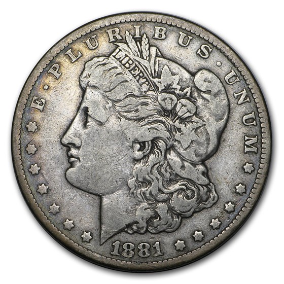 1881-CC Morgan Dollar VF