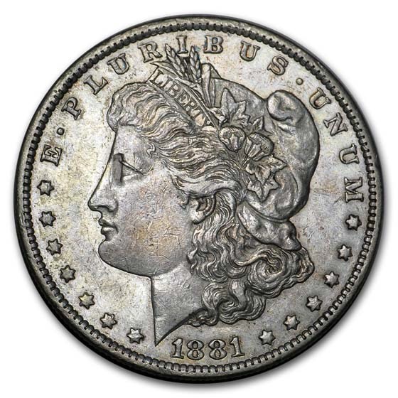 1881-CC Morgan Dollar XF