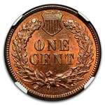 1881 Indian Head Cent MS-62 NGC (Red/Brown)