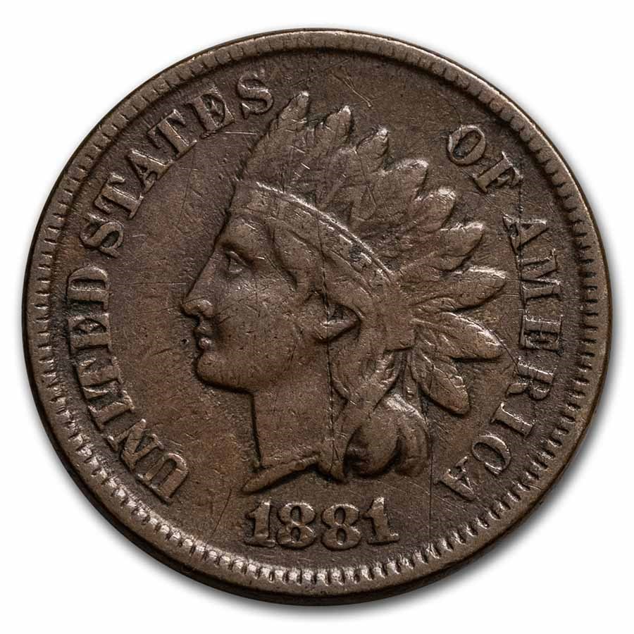 1881 Indian Head Cent VF