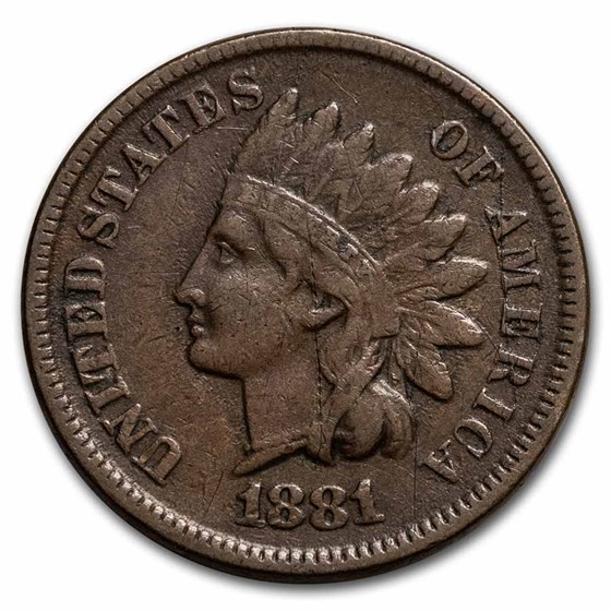 1881 Indian Head Cent VF 1881 Indian Head Cent VF
